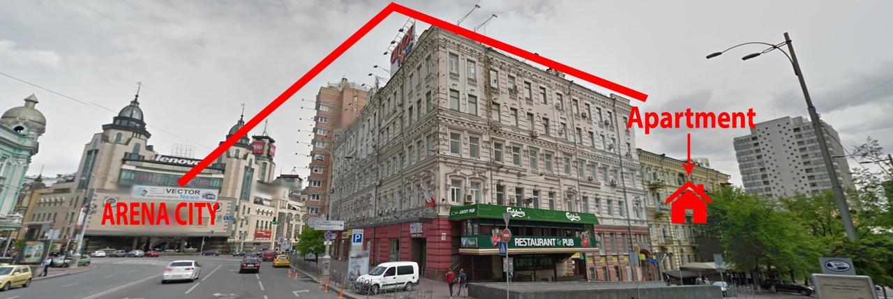 Arena,Vip Lägenhet Kiev Exteriör bild